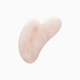 Piedras Gua Sha de jade, cuarzo rosa y obsidiana para rejuvenecimiento facial