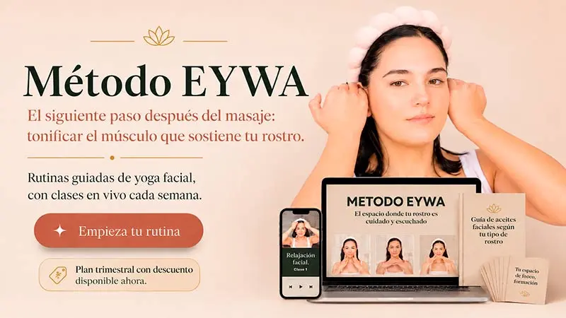 Método EYWA - curso de yoga facial en línea con clases en vivo